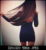 beautiful black dress brown hair girl Favim.com 2246292